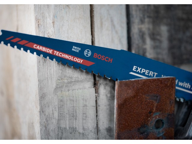 10-delni komplet listov Bosch za sabljasto žago EXPERT Wood with Metal Demolition S1167XHM, 225mm, 5-7TPI, Pakiranje: 10kos, 2608900399